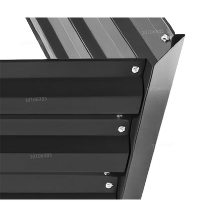 Rectangular Galvanized Metal Planter – Raised Garden Bed