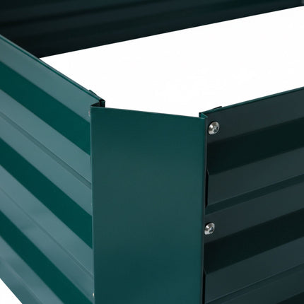 Rectangular Galvanized Metal Planter – Raised Garden Bed