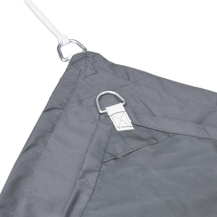Rectangular Grey Shade Sail, UV Protection, Water-Repellent
