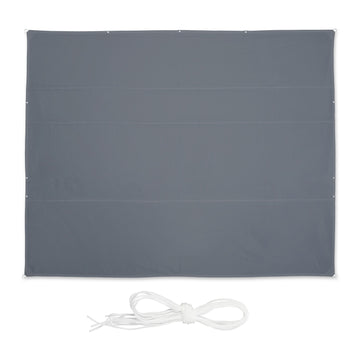 Rectangular Grey Shade Sail, UV Protection, Water-Repellent
