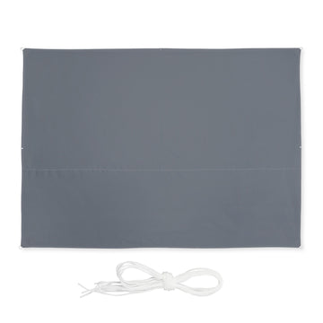 Rectangular Grey Shade Sail, UV Protection, Water-Repellent
