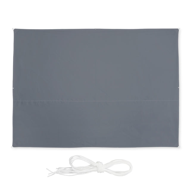 Rectangular Grey Shade Sail, UV Protection, Water-Repellent