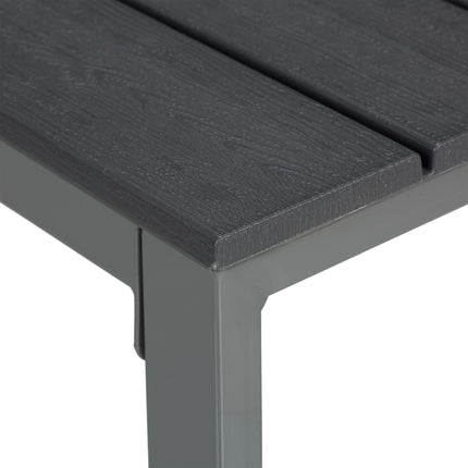Rectangular Outdoor Table – Weatherproof Plastic & Steel