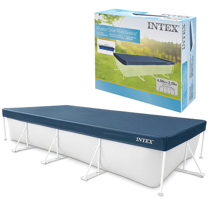 Rectangular Pool Cover 450x220 cm with Drain Holes