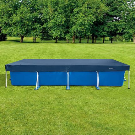Rectangular Pool Cover 450x220 cm with Drain Holes