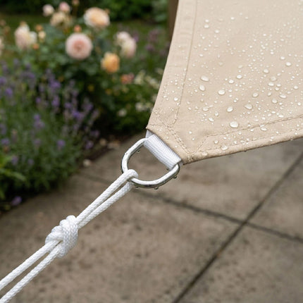 Rectangular Shade Sail, Beige UV Sunshade With Bag