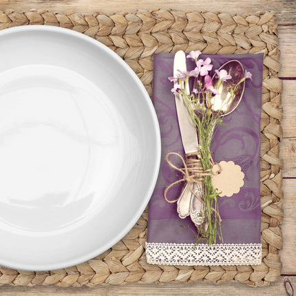 Rectangular Water Hyacinth Placemats, Set of 4