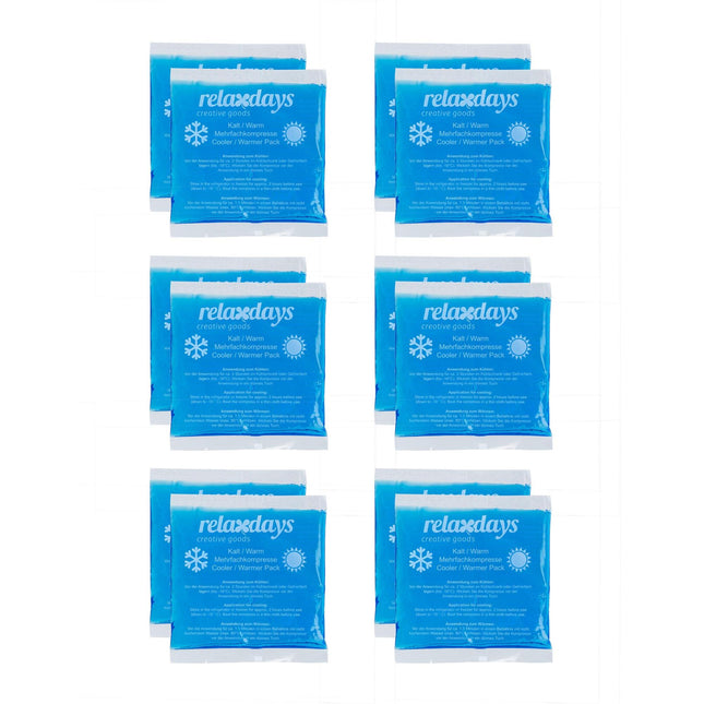 Rectangular cooling lamps in a set of 12