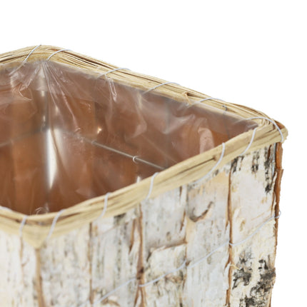 Rectangular flower pot - set of 3