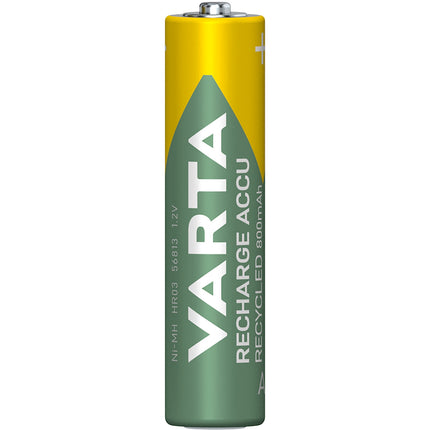 Recycle Rechargeable battery AAA 800 mAh 4-p