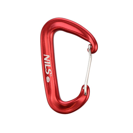 Red Carabiner 12kN, Heavy Duty Climbing Clip