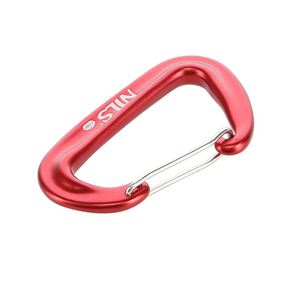 Red Carabiner 12kN, Heavy Duty Climbing Clip