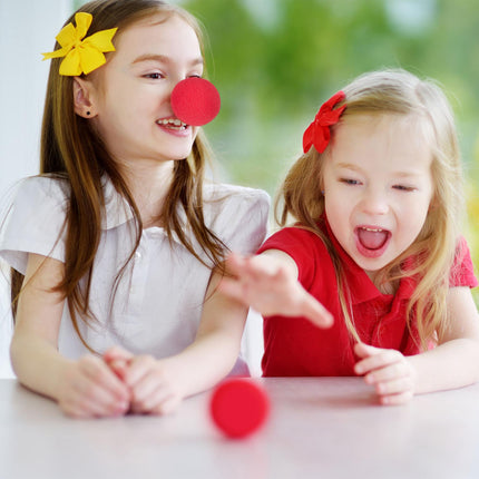 Red Clown Noses 25 Piece Set
