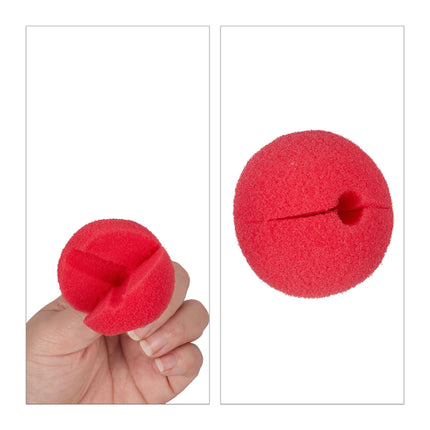 Red Clown Noses 25 Piece Set