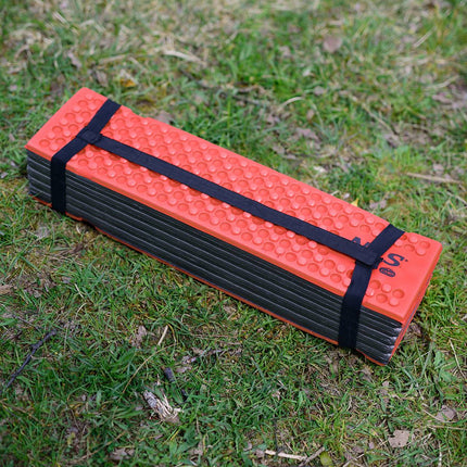 Red Folding Mat, 182cm, Portable Exercise Pad