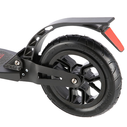 Red Kick Scooter, Adjustable Height, Foldable Design