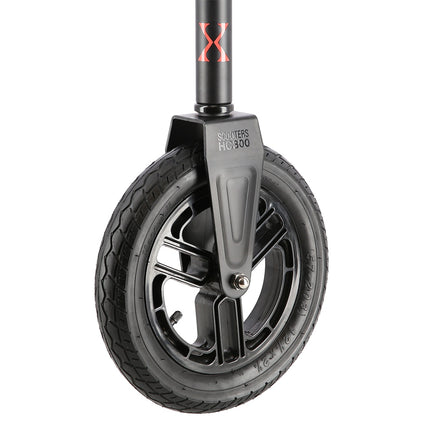 Red Kick Scooter, Adjustable Height, Foldable Design