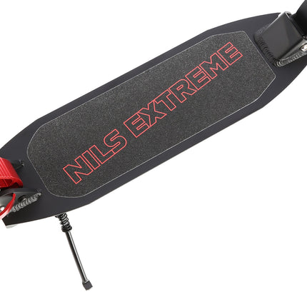 Red Kick Scooter, Adjustable Height, Foldable Design