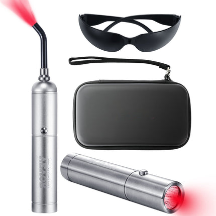 Red Light Therapy Wand With Removable Tip, 5 Wavelengths