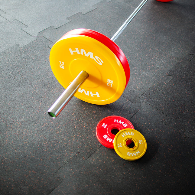 Red Olympic Weight Plates, 2 x 2.5 kg, PE Material