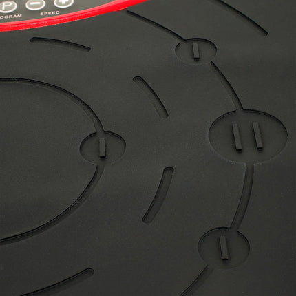 Red Vibrating Platform, Adjustable Speed, Fitness Equipment
