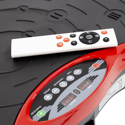 Red Vibrating Platform, Adjustable Speed, Fitness Equipment