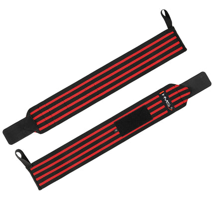 Red Wrist Wrap Set, 2 Pcs – Support for Weightlifting