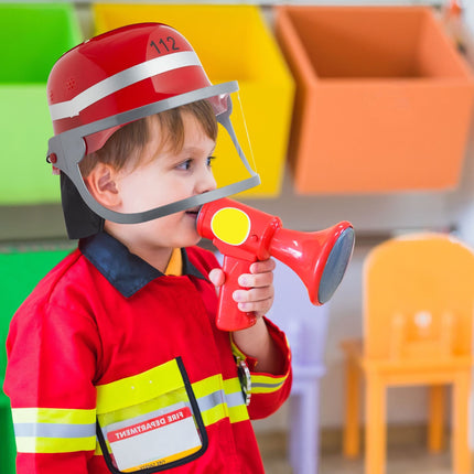 Red firefighter helmet for children
