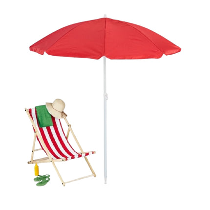 Red parasol 160 cm