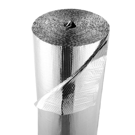 Reflective Insulation Roll, Double-Sided Foil, 6mm, 4x100 ft