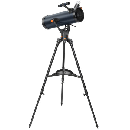 Reflector Telescope, 114mm Lens, 2 Eyepieces, Aluminum