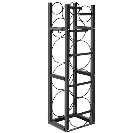 Refrigerant Cylinder Rack, 6-Tank Carbon Steel Stand