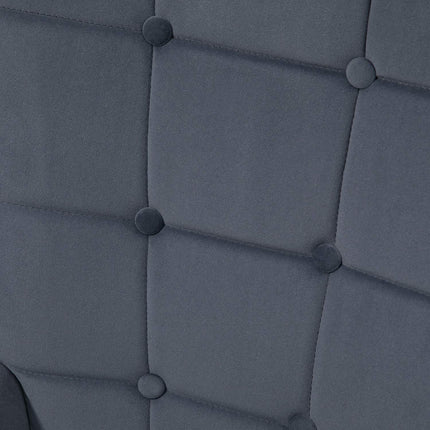 Velvet Relax Chair with armrests and footstool