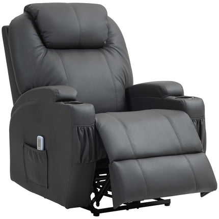 Electric massage chair with cup holder