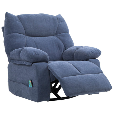 Electric massage chair with heat and swivel