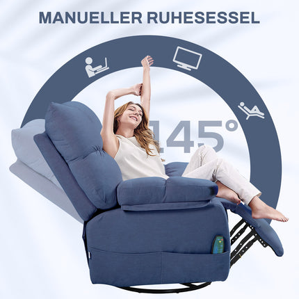 Electric massage chair with heat and swivel