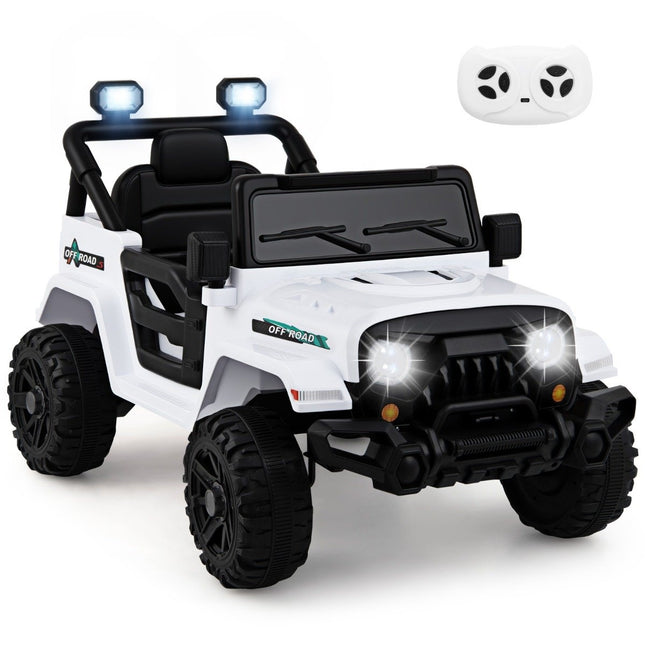 Remote Control Electric Ride-On Truck with LED Lights