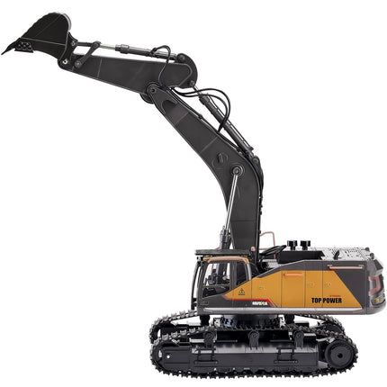 Remote Control Excavator Toy 1:20, 11-Channel, 2 Batteries