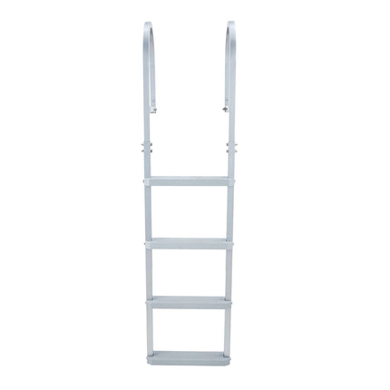 Removable Dock Ladder, 4-Step Aluminum, 500 lb Capacity