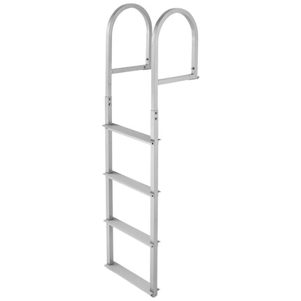 Removable Dock Ladder, 4-Step Aluminum, 500 lb Capacity