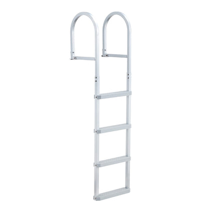 Removable Dock Ladder, 4-Step Aluminum, 500 lb Capacity