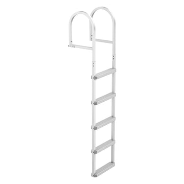 Removable Dock Ladder, 5-Step Aluminum, 500 lb Capacity