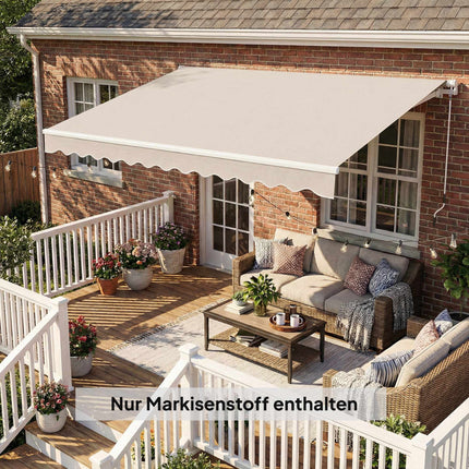 Replacement Awning Fabric, 280g/m² Polyester, UPF 50+