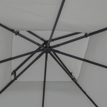 Replacement Canopy for 3x3m Gazebo, Waterproof, Light Grey