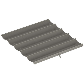 Replacement Canopy for 3x3m Pergola, Light Grey, Polyester