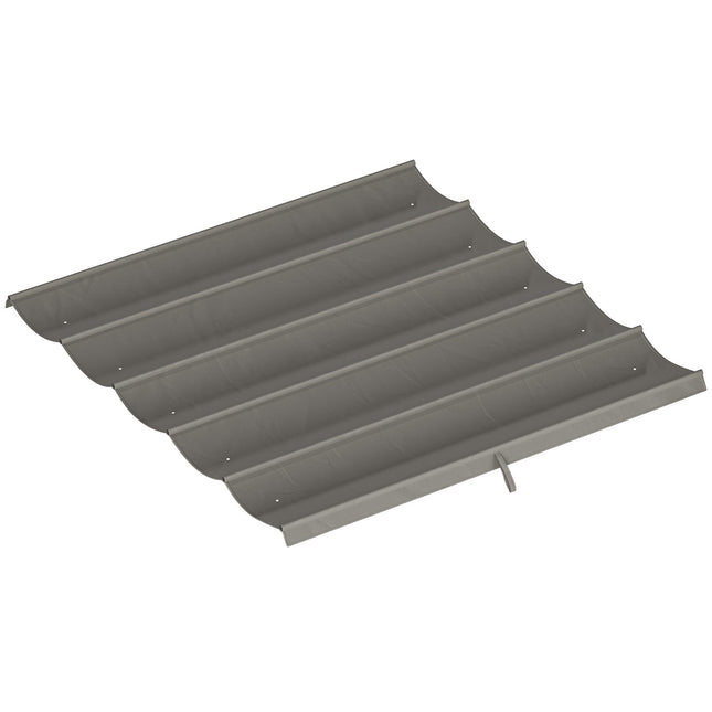 Replacement Canopy for 3x3m Pergola, Light Grey, Polyester