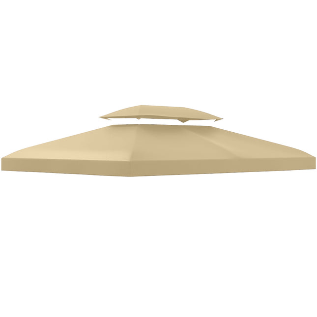 Replacement Canopy for 3x4m Pavilion, Water-Repellent, Beige