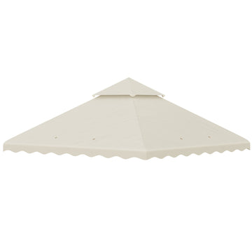 Replacement roof for garden pavilion, 3x3M, Cream white cover