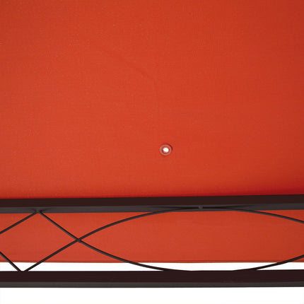 Orange Polyester Gazebo Roof Cover, Sun protection, 3x3 m