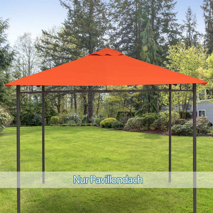 Orange Polyester Gazebo Roof Cover, Sun protection, 3x3 m
